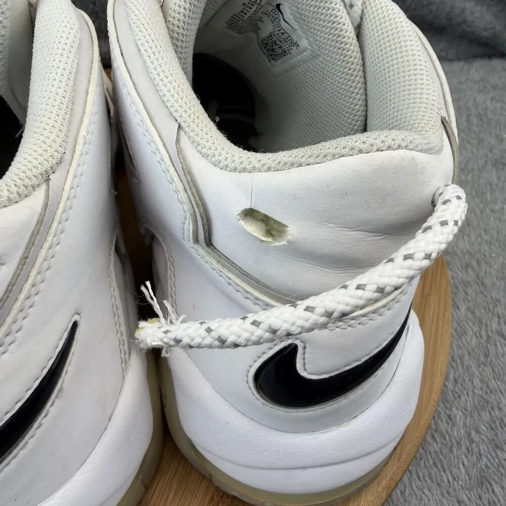 Nike Air More Uptempo 96 Shoes Mens Size 11 White Black Basketball DQ5014-100